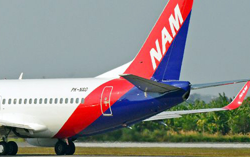Ilustrasi pesawat Nam Air