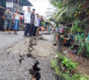 Jalan Ngulak I Amblas, Warga Khawatir Terancam Tanah Longsor