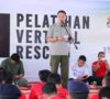 Siaga Bencana, Pemkab Muba Gelar Latihan Vertical Rescue FPTI Sumsel