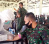 Jalani Rapid Test Corona, Seluruh Anggota Yonkav-5 DPC Karang Endah Dinyatakan Negatif