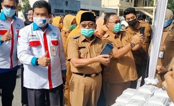 Wakil bupati H Haryanto yang membuka secara resmi Festival bersama ASN.