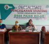 Pemdes Pajar Bulan Gelar Sosialisasi Pencegahan Stunting