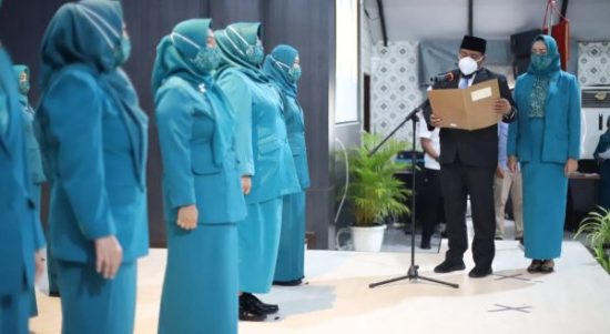 Pelantikan TP PKK Tajnung Balai.