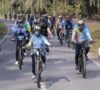 Hari Libur Bupati Gowes bersama Ketua PKK dan OPD