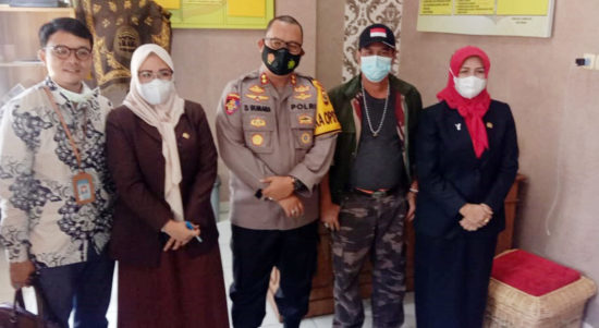 Ketua DPRD Pagaralam saat pose bersama dengan Kapolres.