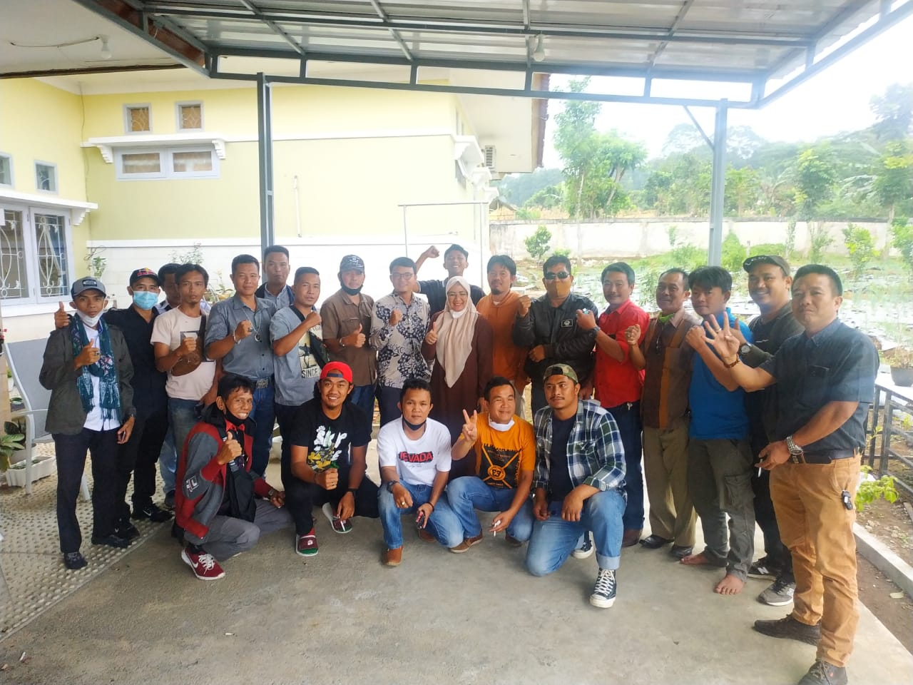 Pose bersama Ketua DPRD Pagaralam.