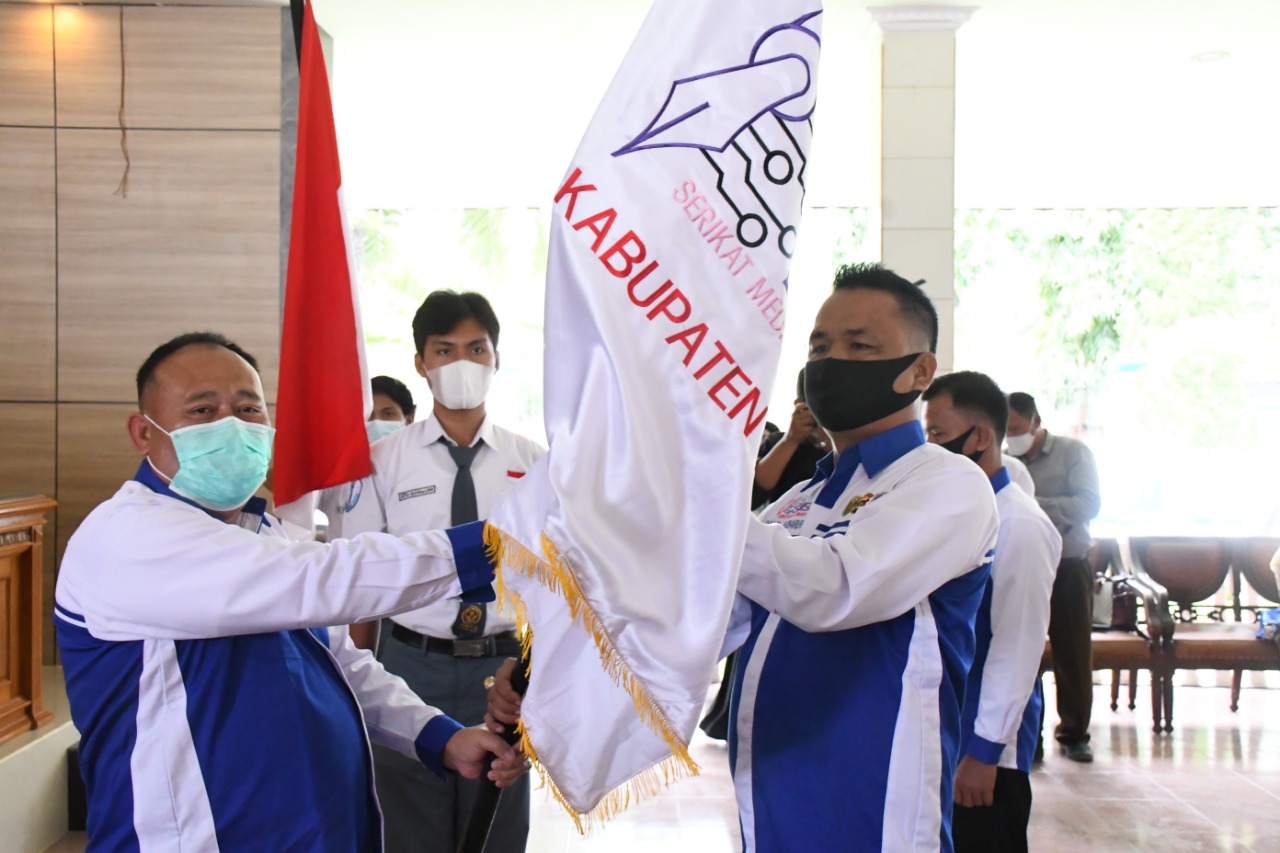 Pelantikan SMSI Lahat.