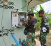 Cegah Kebakaran, Yonkav 5/DPC Lakukan Perbaikan Instalasi Listrik