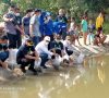 SMSI Lahat Gelar Penanaman Bibit Pohon dan Pelepasan Bibit Ikan