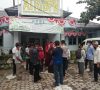Puluhan Warga ‘Segel’ Pintu Kantor ATR/BPN Prabumulih