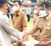 Berhasil Ungkap Kasus Senpi, Kapolres OKUT Berikan Penghargaan Kepada Personel dan Instansi