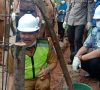 Dinas Perkim OKUT Launcing Peletakan Batu Pertama Kegiatan BSPS
