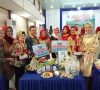 TIM PKK KECAMATAN PULAU PINANG BUAT KREASI MAKANAN DARI GANYONG