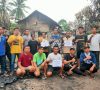 Pemdes Bersama Pemuda Kota Baru Memberikan Santunan Korban Kebakaran