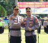 Apel Farawell and Parade Pisah Sambut Kapolres OKU Timur