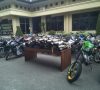 175 Ribu Pelanggaran Terekam ETLE, Satlantas Polres OKUT Kandangkan Puluhan Motor dan Knalpot Brong