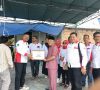 Sebagai Bentuk Kepedulian, ABPEDNAS Ogan Ilir Berikan Bantuan Serta Penggalangan Dana Kepada Korban Di Desa Ibul Besar II