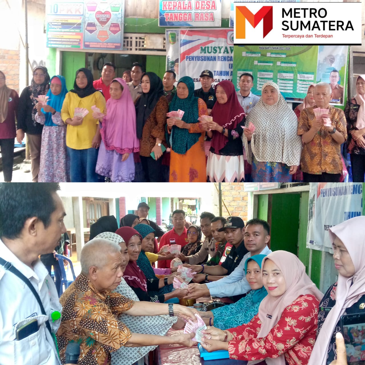 Pemdes Tangga Rasa Realisasikan BLT DD Tahap 4