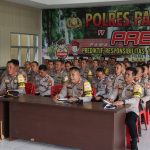 5 Kapolsek dan 35 bhabinkamtibmas mendapat arahan perdana oleh Kapolres Pagar Alam