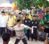 Kedatangan Mantan Gubernur Dicegat Puluhan Pendekar