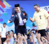 Massa Militan Pendukung Jokowi Padati Lapangan Gelanggang Remaja Sekayu