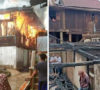 Rumah di Semende Darat Hangus Terbakar Api