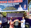 Pemdes Gindo Suli Bagikan Penampung Air, Masker dan Sabun