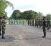 Mayor Kav Muslim Rahim Tompo Pimpin Tradisi Korps Penyambutan Wadanyonkav 5/DPC