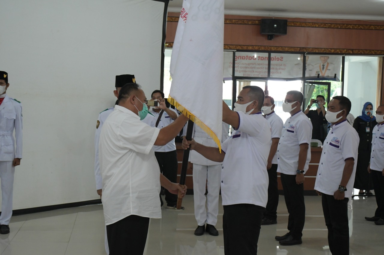 Jhon Heri melantik kepengurusan SMSI OKI