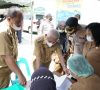 Bupati Bersama Forkopimda Tinjau Pelaksanaan Vaksinasi di Puskesmas