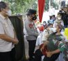 Kapolda Sumut Tinjau Langsung Pelaksanaan Vaksinasi Covid 19