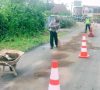 Diduga Akibat Solar Yang Berceceran Ditengah Jalan, Salah Satu Wartawan Di Pagar Alam Mengalami Kecelakaan