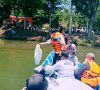 Walikota Tebar Benih Ikan di Tebat Gheban