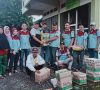 LSM PKB Beri Bantuan Untuk Korban Kebakaran