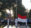 Kepala SMK N 1 Lahat Jadi Inspektur Upacara HUT RI KE-77