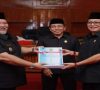 DPRD BS Terima Penyampaian Penjelasan Bupati Terhadap Raperda Pertanggungjawaban Pelaksanaan APBD 2021