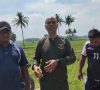 Dukung Program Pemerintah, Warga Desa Kurungan Nyawa II OKU Timur Gotong Royong