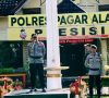 Polres Pagar Alam, Pimpin Apel Yang Terakhir Kalinya