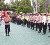Guna Memperlancar Arus Mudik-Balik Aman Bekesan, Polres OKU Timur Apel Gelar Pasukan Ops Ketupat Musi Tahun 2023