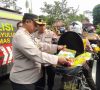 Kapolres Salurkan Bansos Kemanusiaan Polda Sumsel Untuk Negeri