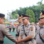 Polres OKU Timur Gelar Upacara Sertijab, Lima Kapolsek Dirotasi