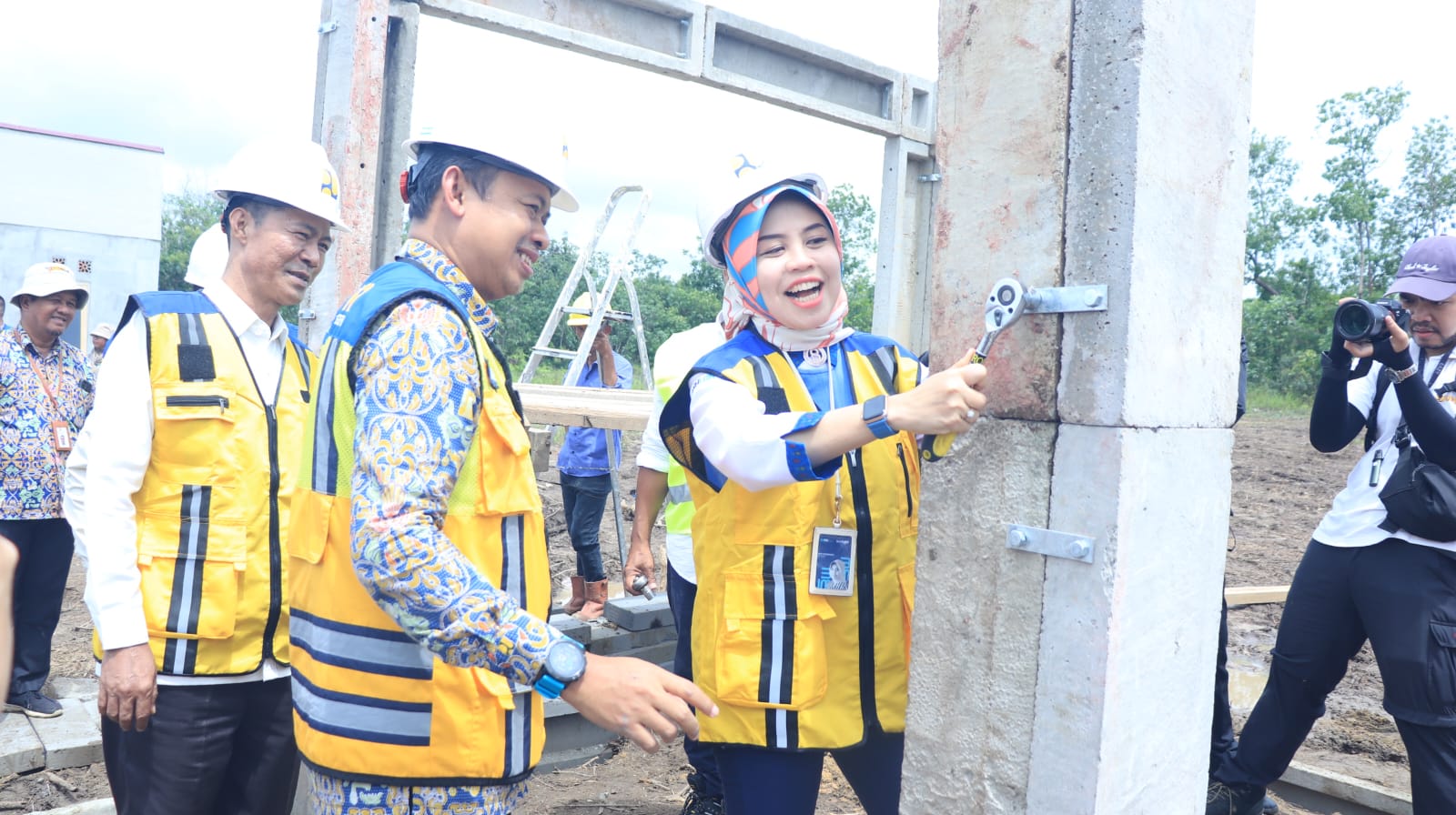 Kegiatan Pengentasan Kemiskinan Ekstrim, Direktur Jenderal Perumahan Kementerian PUPR Republik Indonesia ke Kota Prabumulih