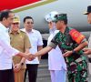 Tiba di Lubuk Linggau, Presiden Disambut Pangkogasgabpad